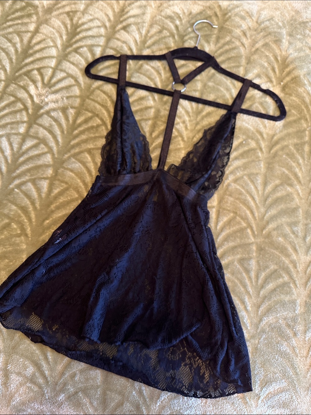 NWOT Leg Avenue Lace O Ring Lingerie